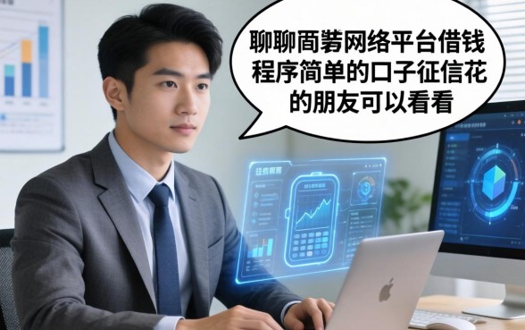 聊聊那些网络平台借钱程序简单的口子，征信花的朋友可以看看