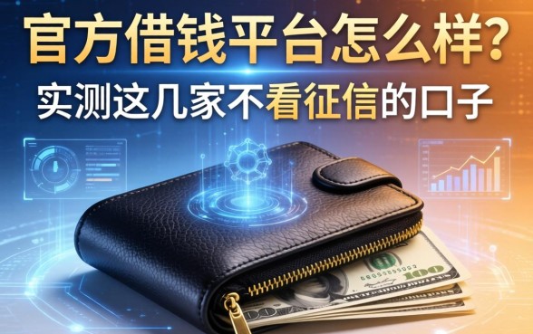钱包官方借钱平台怎么样？实测这几家不看征信的口子
