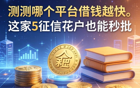 实测哪个平台借钱越快，这5家征信花户也能秒批