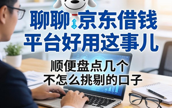 聊聊京东借钱平台好用这事儿，顺便盘点几个不怎么挑剔的口子