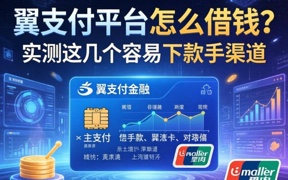 翼支付平台怎么借钱？实测这几个容易下款的渠道