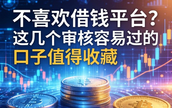 不喜欢借钱平台？这几个审核容易过的口子值得收藏