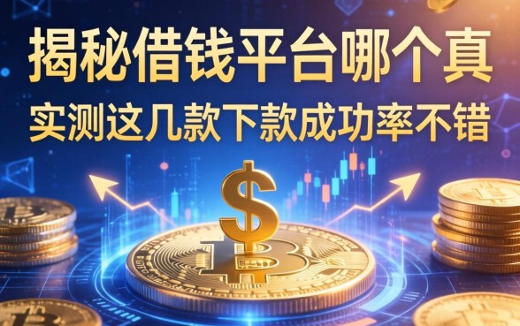 揭秘借钱平台哪个真，实测这几款下款成功率不错