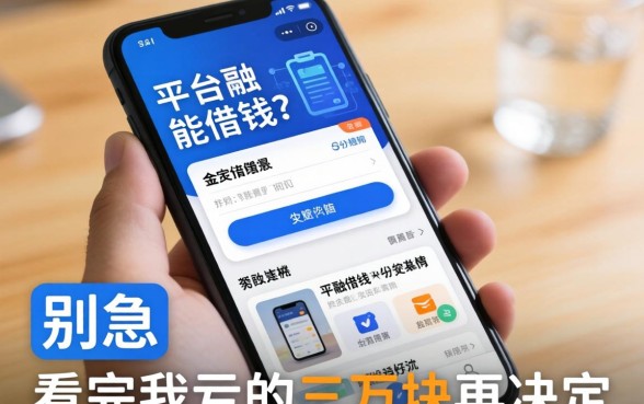手机上app平台能借钱？别急，看完我亏的三万块再决定