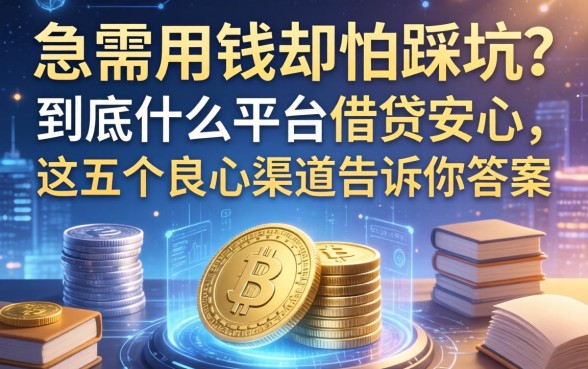 急需用钱却怕踩坑？到底什么平台借钱安心，这五个良心渠道告诉你答案