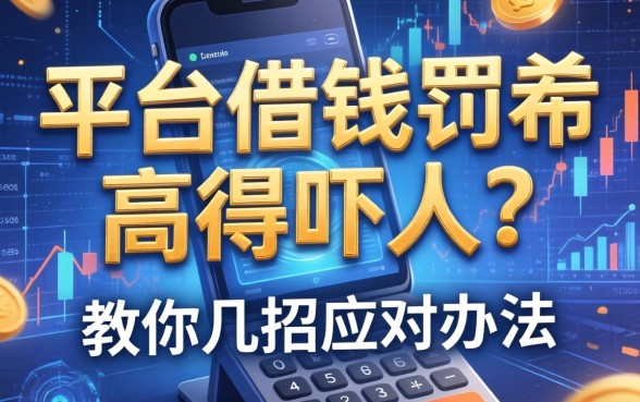 平台借钱罚息高得吓人？教你几招应对办法