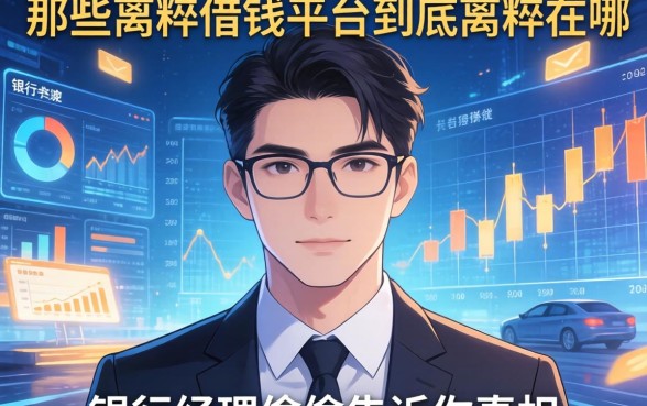 那些离谱借钱平台到底离谱在哪？银行经理偷偷告诉你真相