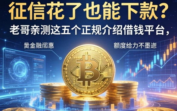 征信花了也能下款？老哥亲测这五个正规介绍借钱平台，额度给力不墨迹