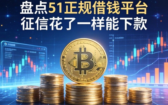 盘点5个正规的借钱平台，征信花了一样能下款