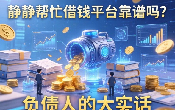 静静帮忙借钱平台靠谱吗？一个负债人的大实话