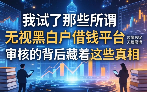 我试了那些所谓无视黑白户的借钱平台，发现审核容易的背后藏着这些真相
