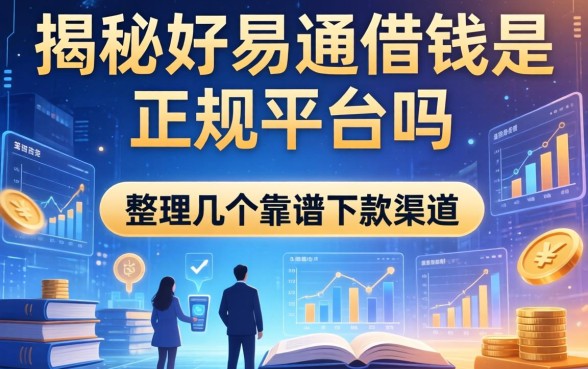 揭秘好易通借钱是正规平台吗，整理几个靠谱下款渠道