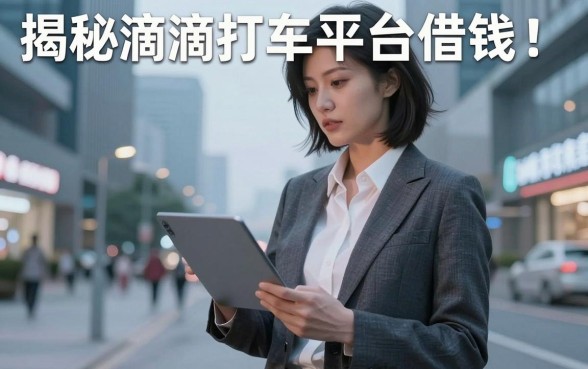 揭秘滴滴打车平台借钱：除了官方还有这些隐藏渠道