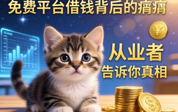 免费平台借钱背后的猫腻，从业者告诉你真相