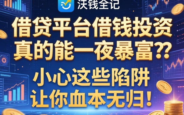 借贷平台借钱投资真的能一夜暴富吗？小心这些陷阱让你血本无归！