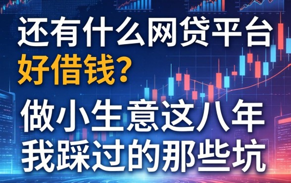 还有什么网贷平台好借钱？做小生意这八年我踩过的那些坑