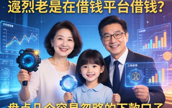 家人老是在借钱平台借钱？盘点几个容易忽略的下款口子