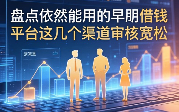 盘点依然能用的早期的借钱平台，这几个渠道审核宽松
