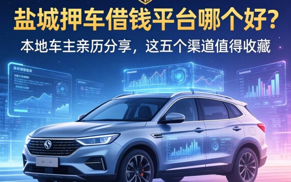 盐城押车借钱平台哪个好？本地车主亲历分享，这五个渠道值得收藏
