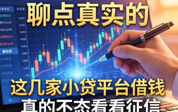 聊点真实的：这几家小贷平台借钱真的不怎么看征信