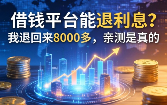 借钱平台能退利息？我退回来8000多，亲测是真的