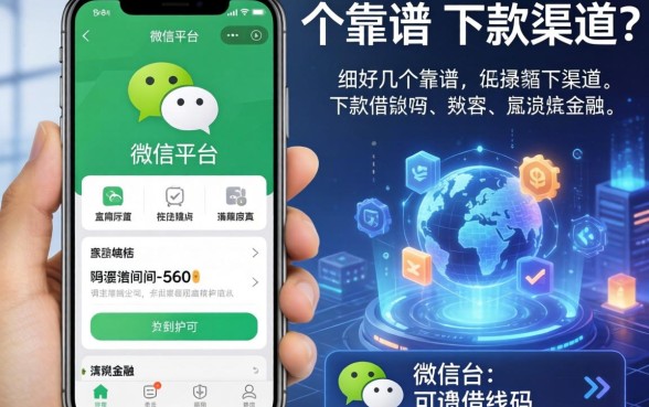 在微信平台可以借钱吗？细数几个靠谱的下款渠道