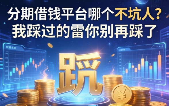 分期借钱平台哪个不坑人？我踩过的雷你别再踩了
