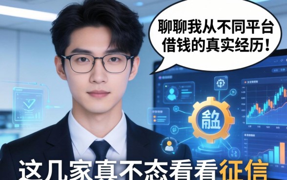 聊聊我从不同平台借钱的真实经历，这几家真不怎么看征信