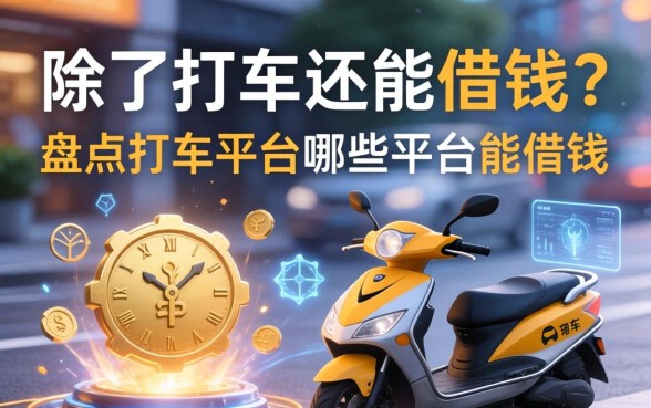 除了打车还能借钱？盘点打车平台哪些平台能借钱