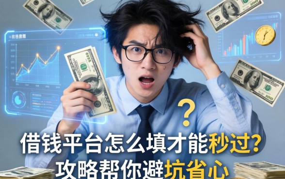 急需用钱手忙脚乱？借钱平台怎么填才能秒过？这篇攻略帮你避坑省心