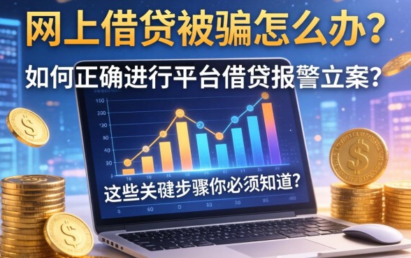 网上借钱被骗怎么办？如何正确进行平台借钱报警立案？这些关键步骤你必须知道