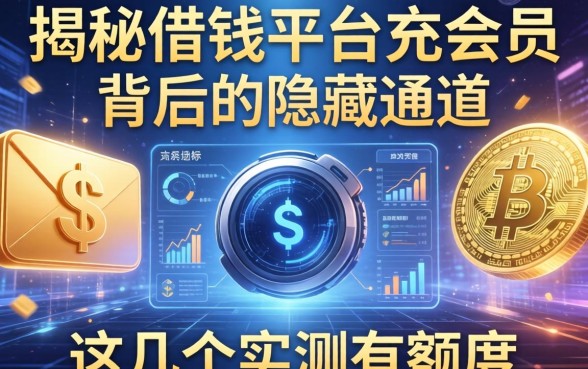 揭秘借钱平台充会员背后的隐藏通道，这几个实测有额度