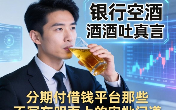 银行经理酒后吐真言：分期付借钱平台那些不写在明面上的审批门道