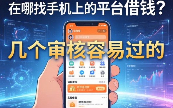 在哪找手机上的平台借钱？整理了几个审核容易过的
