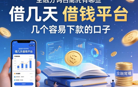 类似借几天的借钱平台有哪些？分享几个容易下款的口子