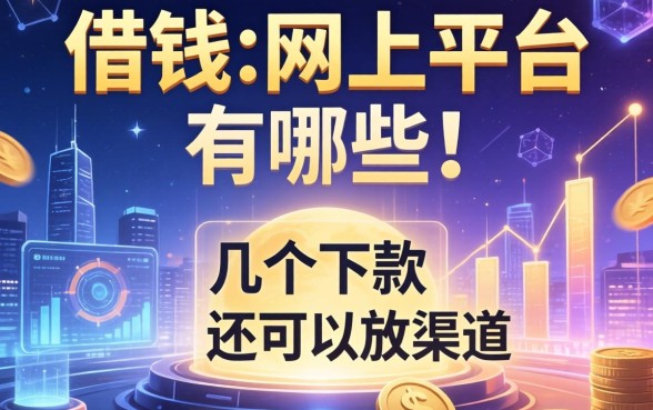 借钱的网上平台有哪些？整理几个下款还可以的渠道