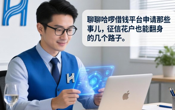 聊聊哈啰借钱平台申请那些事儿，征信花户也能翻身的几个路子