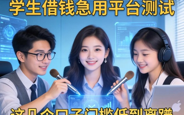 学生借钱急用平台实测：这几个口子门槛低到离谱