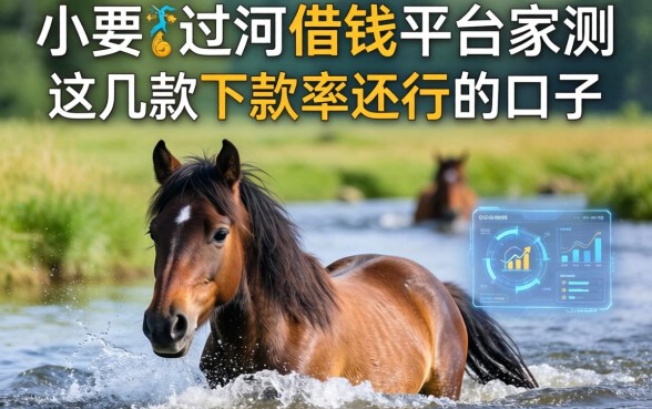 小马过河借钱平台实测：这几款下款率还行的口子
