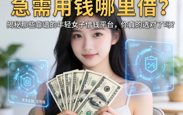 年轻女子急需用钱哪里借?揭秘那些靠谱的年轻女子借钱平台,你真的选对了吗?