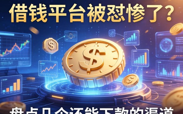 借钱平台被怼惨了?盘点几个还能下款的渠道