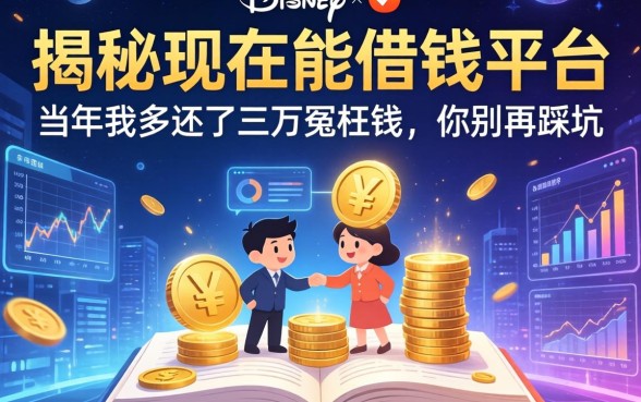 揭秘现在能借钱平台：当年我多还了三万冤枉钱，你别再踩坑
