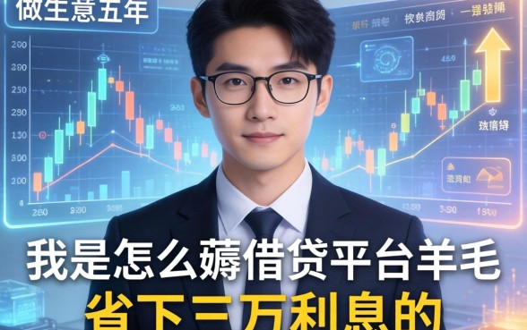 做生意五年,我是怎么薅借钱平台羊毛省下三万利息的