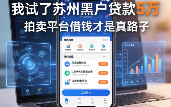 我试了苏州黑户贷款5万的软件，发现拍卖平台借钱才是真路子