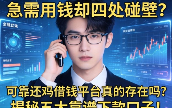 急需用钱却四处碰壁？可靠吗借钱平台真的存在吗？揭秘五大靠谱下款口子！