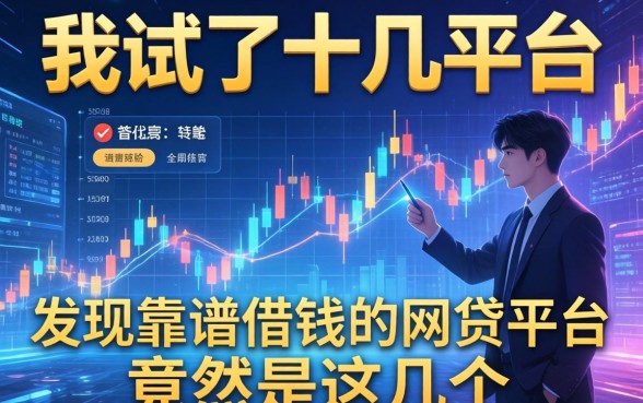 我试了十几个平台，发现靠谱借钱的网贷平台竟然是这几个