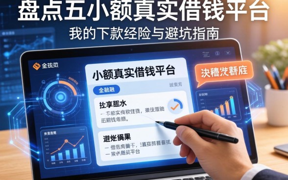 盘点五个小额真实借钱平台，分享我的下款经历与避坑指南