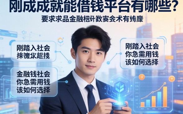 刚成年就能借钱的平台有哪些？刚踏入社会的你急需用钱该如何选择？