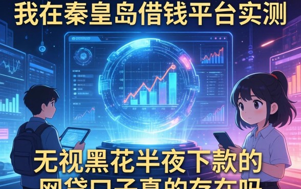 我在秦皇岛借钱平台实测，无视黑花半夜下款的网贷口子真的存在吗