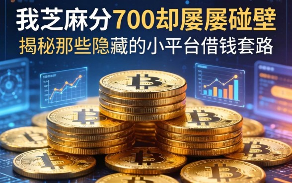 我芝麻分700却屡屡碰壁，揭秘那些隐藏的小平台借钱套路